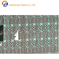 Kain Organza Polos Tenun Ringan Bermotif Batik Afrika 100% Poliester untuk Menjahit Pakaian Wanita & Anak Laki-laki