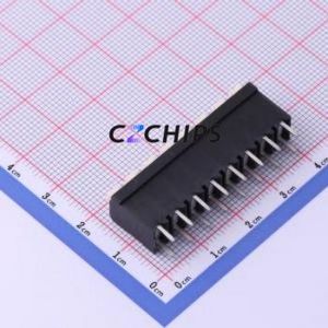 JL212V-50008B01 Spring Terminal Block Through hole Component (THT),P=5mm Connector 1x8P 5mm Black Through Hole - Product Image 2