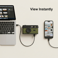 Kamera Digital tanpa layar Retro 8MP terlaris dengan 3 Filter layar kamera antik kamera Digital gratis untuk perjalanan pelajar