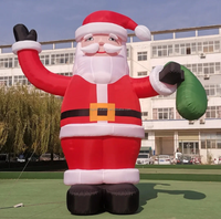 Grande figurine gonflable du Père Noël, décorations de Noël gonflables pour la fête, la cour et les centres commerciaux