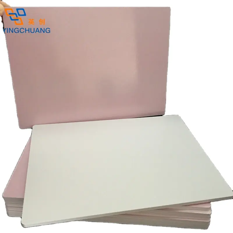 Ying chuang High Density 18mm Polyethylen PVC Schaum platte Weiß PVC Schaum Forex Blatt 4 x8ft mit PE Film