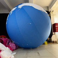 Ballon gonflable en forme de Terre pour soirée en boîte de nuit, planète géante gonflable personnalisée pour l'affichage en café