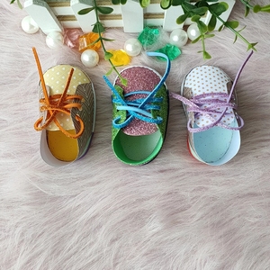 AAGU Matrices de découpe métalliques pour découpe, gaufrage, papier, cartes, étiquettes, <span class=keywords><strong>scrapbooking</strong></span>, artisanat DIY, matrices métalliques 3D en forme de chaussures de dessin animé - Product Image 1