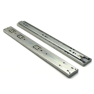 Canal telescópico de extensión completa 45mm <span class=keywords><strong>Heavy</strong></span> Duty Push Open <span class=keywords><strong>Drawer</strong></span> Slides <span class=keywords><strong>Rail</strong></span> - Product Image 1