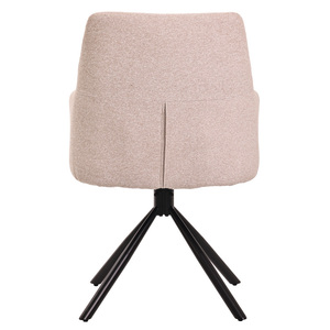 Kostenlose Musterlieferung: Neuestes Design Drehbarer Esszimmerstuhl mit Hoher Rückenlehne und Metallbeinen für Zuhause - Product Image 5