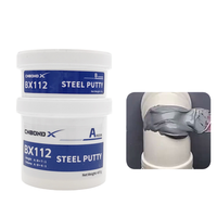 Résine époxy 500g, mastic de réparation métallique, adhésif 112, alternative à Belzona 1111 pour la réparation de fonderie d'acier, emballage et utilisation en construction