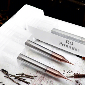 R0.2 <strong>Carbide</strong> Micro Ball Nose <strong>End</strong> <strong>Mill</strong> HRC55 CNC OEM - Product Image 2