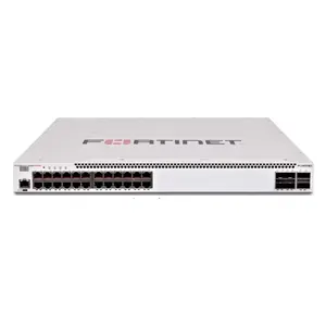 Fortinet Network Switch FS-524D-FPOE with 24 GE/RJ45 ports, 4x 10 GE SFP+ ports and 2x 40 GE QSFP