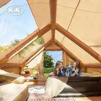 Kawagebo Kamp (KK) 13' X 10' Tiup 12 orang ㎡   Tenda Kemah Mewah Oxford Air untuk Glamping di Luar Ruangan