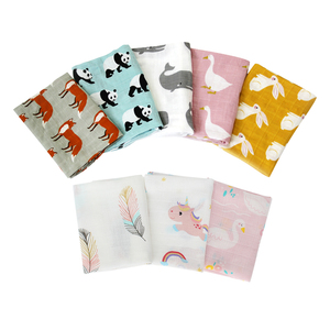 Super doux dessin animé impression réversible bébé filles garçons ensemble de bavoirs de <span class=keywords><strong>bave</strong></span> de <span class=keywords><strong>bandana</strong></span> pour baver et dentition - Product Image 5