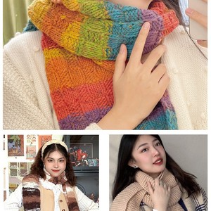 Quzhise Tay Dệt Kim Số 2 Của Phụ Nữ Khăn Sợi Bóng 100G Tự Làm Đan Búp Bê Đan Vật Liệu Kit Quà Tặng Cho Bạn Trai - Product Image 4