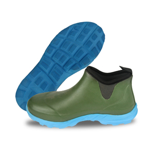 Bottes de pluie Chelsea imperméables à la semelle EVA pour femme Chaussures de jardin à la <span class=keywords><strong>cheville</strong></span> avec semelle extérieure en caoutchouc léger pour l'hiver et l'été - Product Image 2