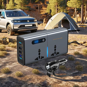 Portable 200W Camping en plein air onduleur universel 12V/220V voiture onduleur PD Charge rapide USB chargeur adaptateur pour la randonnée - Product Image 2