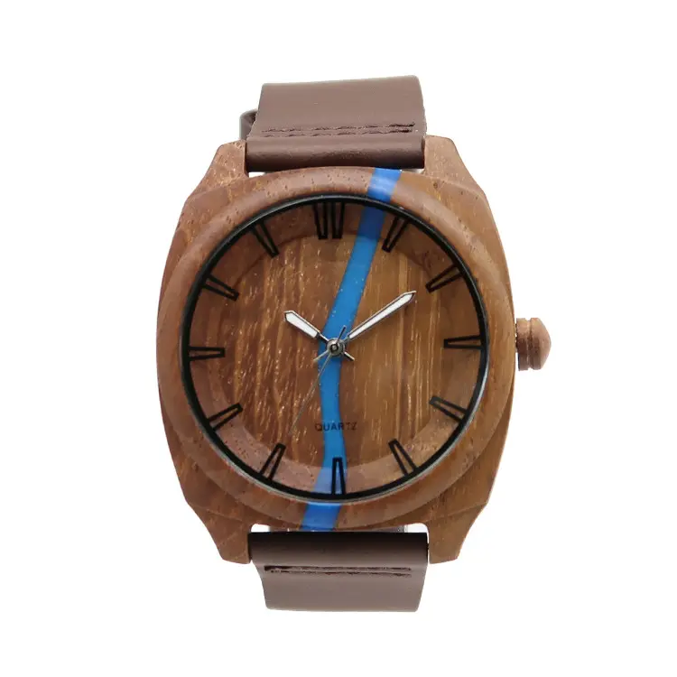 New 3atm gold plated Eco-friendly China Manufacturer Wholesale Wooden Wrist Watch With Custom Colorful Wooden Watch For Men