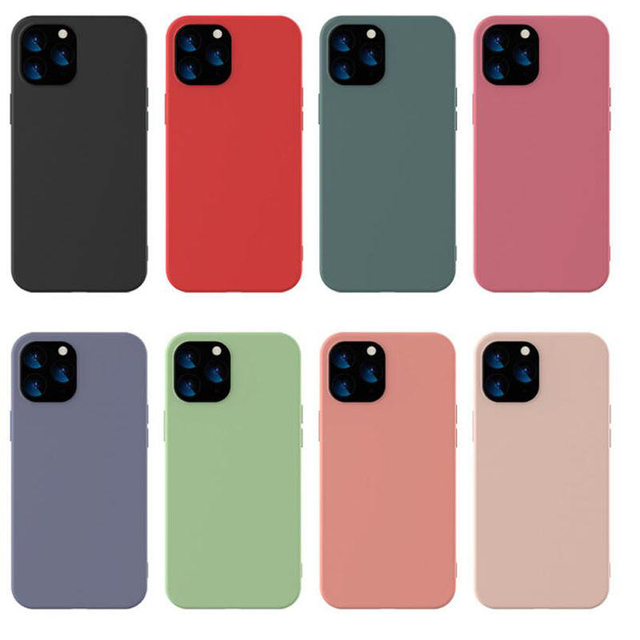 Liquid Silicone Phone Case Back Cover for iPhone 16 15 14 13 12 Pro Max Soft Touch Shockproof Anti Slip Protective Custom Logo