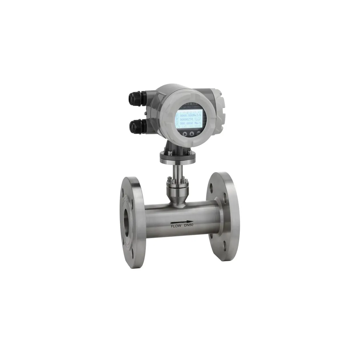 Fabriek Directe Verkoop Dn20 Dn40 Pulsuitgang Gas Stikstof Gas Flow Meter Thermische Mass Flow Meter