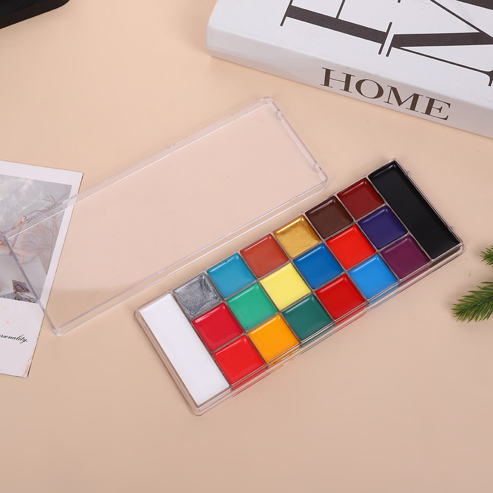 20 colores de pintura al óleo