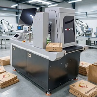 NOVIX Neuer Hochauflösender Mini-Desktop-Einzelpass-Hochgeschwindigkeits-CMYK-Tintenstrahldrucker für Papiertüten Automatisch