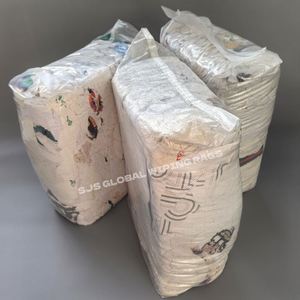 Trapos de algodón blancos estampados de alta calidad para limpieza industrial, resistentes al aceite y al agua, que ahorran costes. - Product Image 1