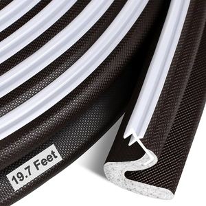 Bande d'isolation en forme de V imperméable pour grand écartement de porte, joint d'étanchéité pour porte de <span class=keywords><strong>garage</strong></span>, porte en bois, fenêtre - Product Image 1