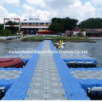 Plateforme flottante pour quai 1200*800*550mm en rotomoulage, pour la construction et le traitement de boîtes flottantes, destinée aux lacs intérieurs, rivières et mers