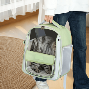 Mochila de Lujo para Mascotas, Ajustable, Transpirable, de Gran Capacidad, Multifuncional, Portátil, de Tela Oxford, para Perros y Gatos - Product Image 3