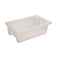 Bac de transport logistique en plastique empilable et emboîtable de qualité industrielle, robuste, durable et recyclable