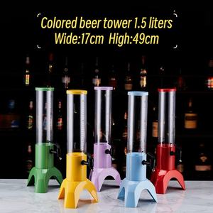 Bar de fiesta, plástico transparente, autoservicio, dispensador de bebidas frías, grifo, máquina de jugo comercial, torre de cerveza, 3 litros, marca de gama alta - Product Image 3