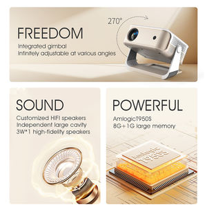 LONNST Projecteur intelligent Android 13 Banque d'alimentation rechargeable Mini projecteur LCD LED pris en charge par Google Play <span class=keywords><strong>Netflix</strong></span> - Product Image 5