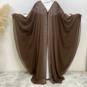 African Luxury Rhinestone Jalabia Abaya Formal Fashion Batwing Sleeve Evening Dress <b>Kaftan</b> for Women 6739# - Product Image 6