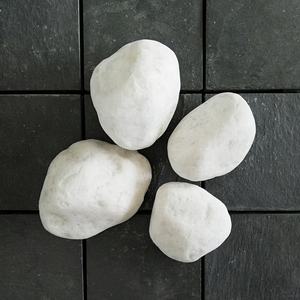 Grandi pietre di fiume bianche, ciottoli di pietra naturale bianco <span class=keywords><strong>perla</strong></span> per decorazioni da esterno e parchi - Product Image 3