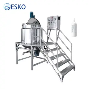 Tangki pencampur peralatan manufaktur kosmetik ESKO mesin pengaduk sabun cair untuk pembuatan kosmetik