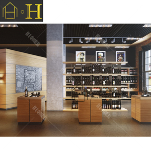 Tùy Chỉnh Kim Loại Hiển Thị Tủ Rượu Sâm Banh Chai Rượu Vang Trở Lại Giá Rượu Vang Hiển Thị Sàn Đứng LED Kệ Chủ Cho Whiskey Rượu Vang Đỏ - Product Image 4