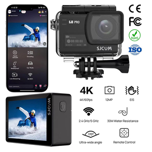SJCAM <span class=keywords><strong>SJ8</strong></span> <span class=keywords><strong>Pro</strong></span> 4K 60fps Vlog Unterwasser-Sportkamera mit Unterstützung für Externes Mikrofon & Live 8x Zoom 170° °   Weitwinkel-Fernbedienungs-Actionkamera - Product Image 1