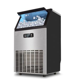 Machine à glaçons commerciale de 80kg Machine à glaçons en cube Machines à glaçons commerciales pour boissons froides - Product Image 2