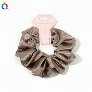 Trending di lusso retrò con perline in resina stampata peluche di raso coda di cavallo colorato vendita calda all'ingrosso accessori per capelli di moda - Product Image 1