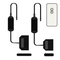 Feican meubles de haute qualité télécommande LED RGB étape fréquence lumière RF gradateur 48W/72W garantie de 2 ans