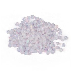Pierre d'<span class=keywords><strong>opale</strong></span> synthétique pour collier OP17, coupe en diamant, couleur blanche, prix de gros - Product Image 5