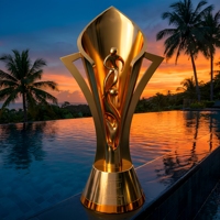 Fabricant de trophées de football en métal sur mesure OEM ODM, 20 ans d'expérience, trophée de football en métal doré pour les événements sportifs