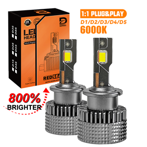 Redsea Serie D HID Xenon D1S Bombillas de luz LED 110W 11000LM D5S D2S Lámpara de xenón LED Sin errores LED D3S Bombillas de faros para <span class=keywords><strong>BMW</strong></span> - Product Image 1