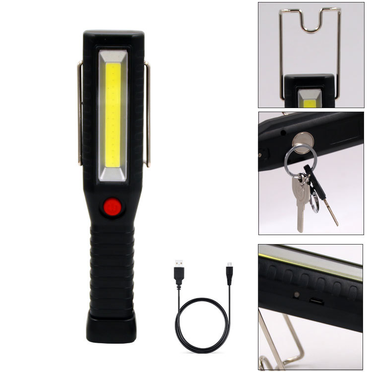 Magnetic Work Lamp Repair Torch USB Charging Multi Function Inspection Work Light Flashlight Rechargeable