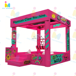 AMA Adult & Kids Big Large <span class=keywords><strong>Arcade</strong></span> Crane Máquina de garra humana <span class=keywords><strong>real</strong></span> para Centro Comercial - Product Image 2