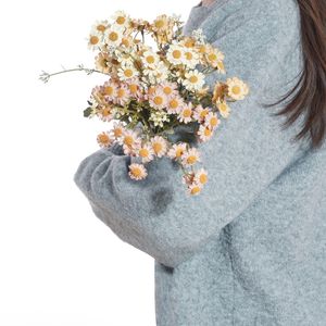 Ramos de Flores Artificiales de Otoño con Pequeñas Margaritas como Decoración del Hogar, Regalos para Bodas y Eventos Empresariales - Product Image 1