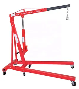 2 tấn tải leveler cửa hàng Crane Jack Lift Ngã Ba 2 tấn có thể gập lại thủy lực xe cửa hàng động cơ Crane Lift cho nâng Eng