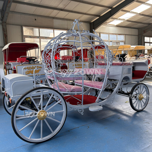 New Electric Factory Price Pumpkin Horse Carts Wedding Cinderella Royal Carriage for Princess - Product Image 5