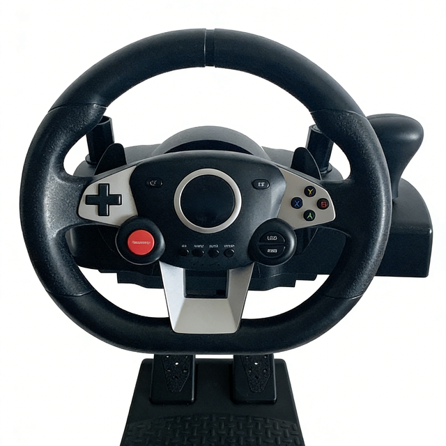 Enjoying Perfect Gaming Racing Experiecne with Our Game Racing Steering Wheel for PS3 PS4 PC