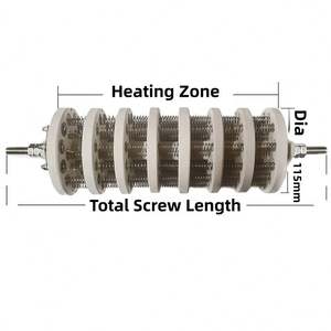 ฮีตเตอร์แบบท่อเซรามิกสำหรับเตาเผา, ฮีตเตอร์แบบบอบบินสำหรับเตาเผาอุตสาหกรรม, ฮีตเตอร์เซรามิกสำหรับหม้อไอน้ำ - Product Image 6