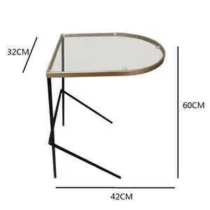 2024 yeni özelleştirilmiş Modern lüks kahve masası altın yuvarlak köşe masa sıcak satış ev mobilya