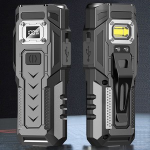 LED Multi Functional Magnetic <b>Flashlight</b> 1200mAh <b>Rechargeable</b> Battery Outdoor Emergency Work Light Power Bank - Product Image 1