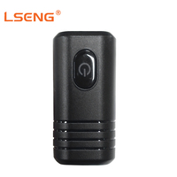 LSENG BT010_K Casque sans fil 2.4G avec écouteur AirTube et micro PTT, suppression du bruit ENC, compatible avec le connecteur Kenwood TK